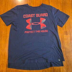 Under Armour Protect This House Short Sleeve Men's Blue Large